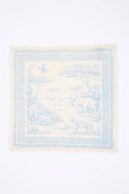 Bandana pequeño Toile de Jouy - Azul cielo - Infantil