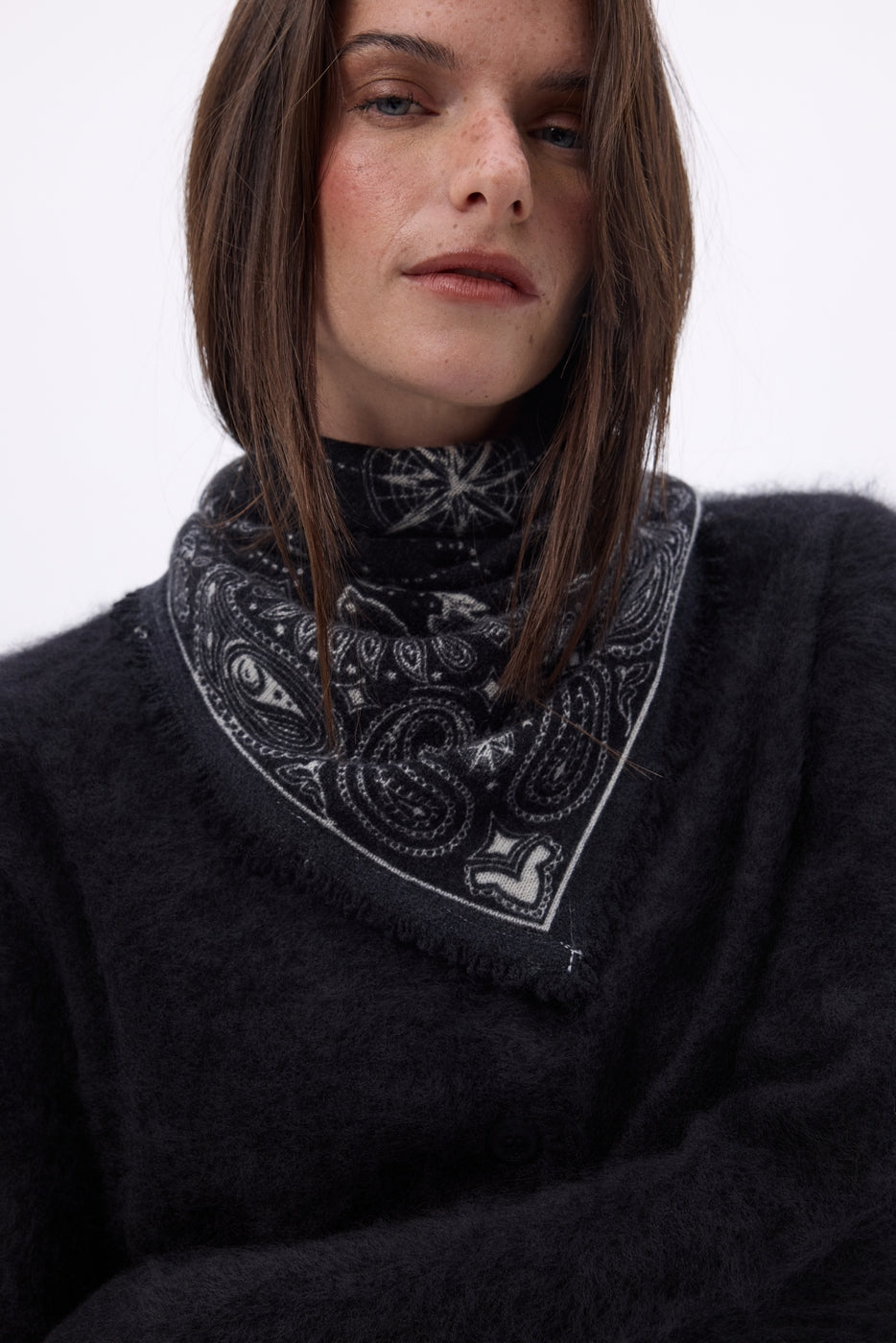 Small Vasco Bandana - Black - Women