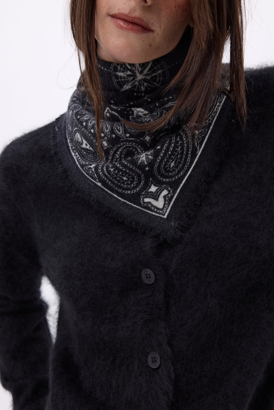 Small Vasco Bandana - Black - Women