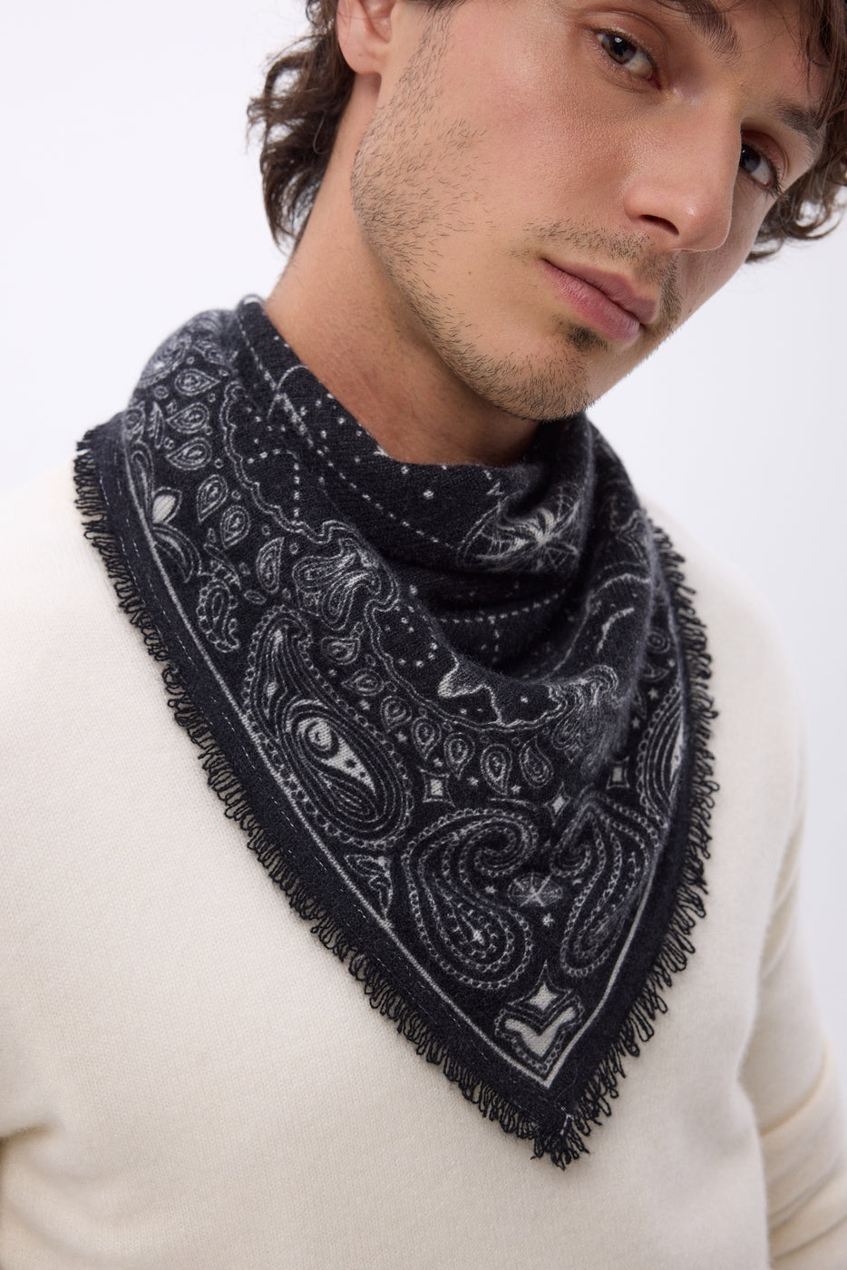 Bandana pequeño Vasco - Negro - Hombre