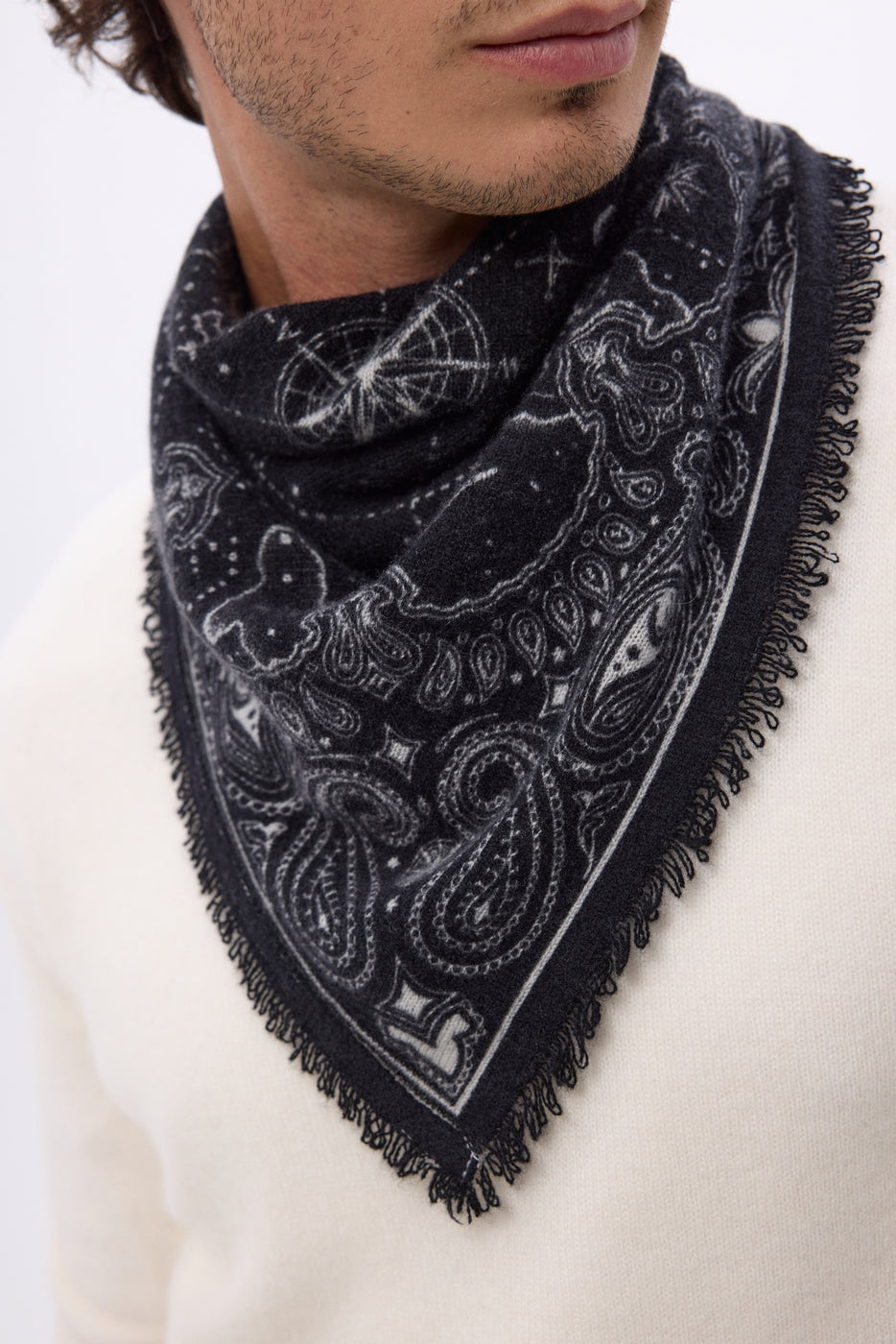 Bandana pequeño Vasco - Negro - Hombre