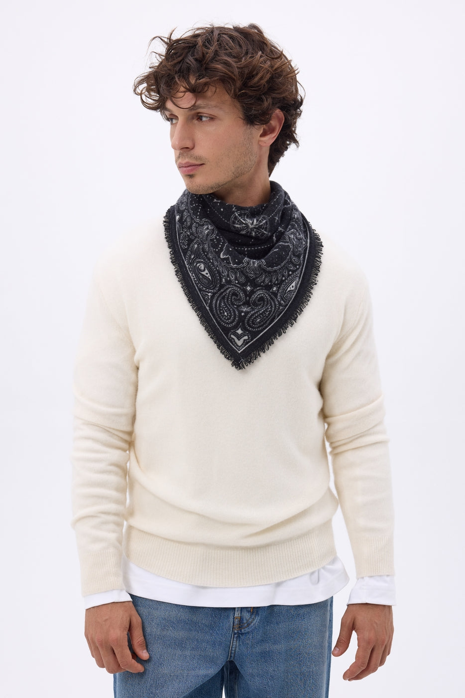 Bandana pequeño Vasco - Negro - Hombre