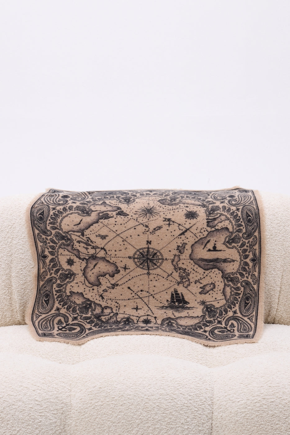 Bandana pequeño Vasco - Beige crema - Mujer