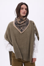 Bandana pequeño Vasco - Beige crema - Mujer