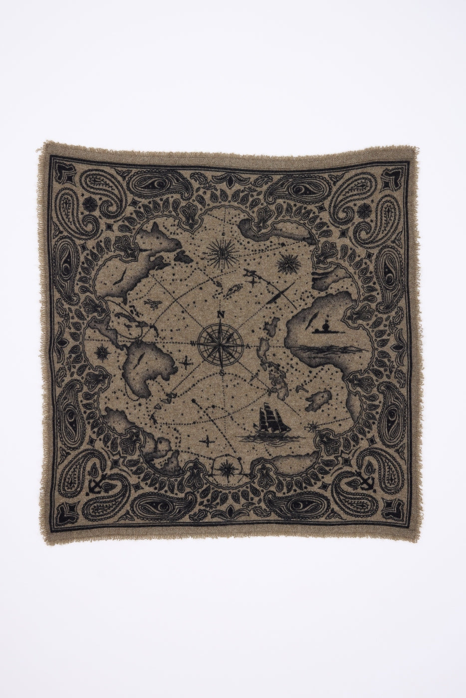 Bandana pequeño Vasco - Caqui jaspeado - Hombre
