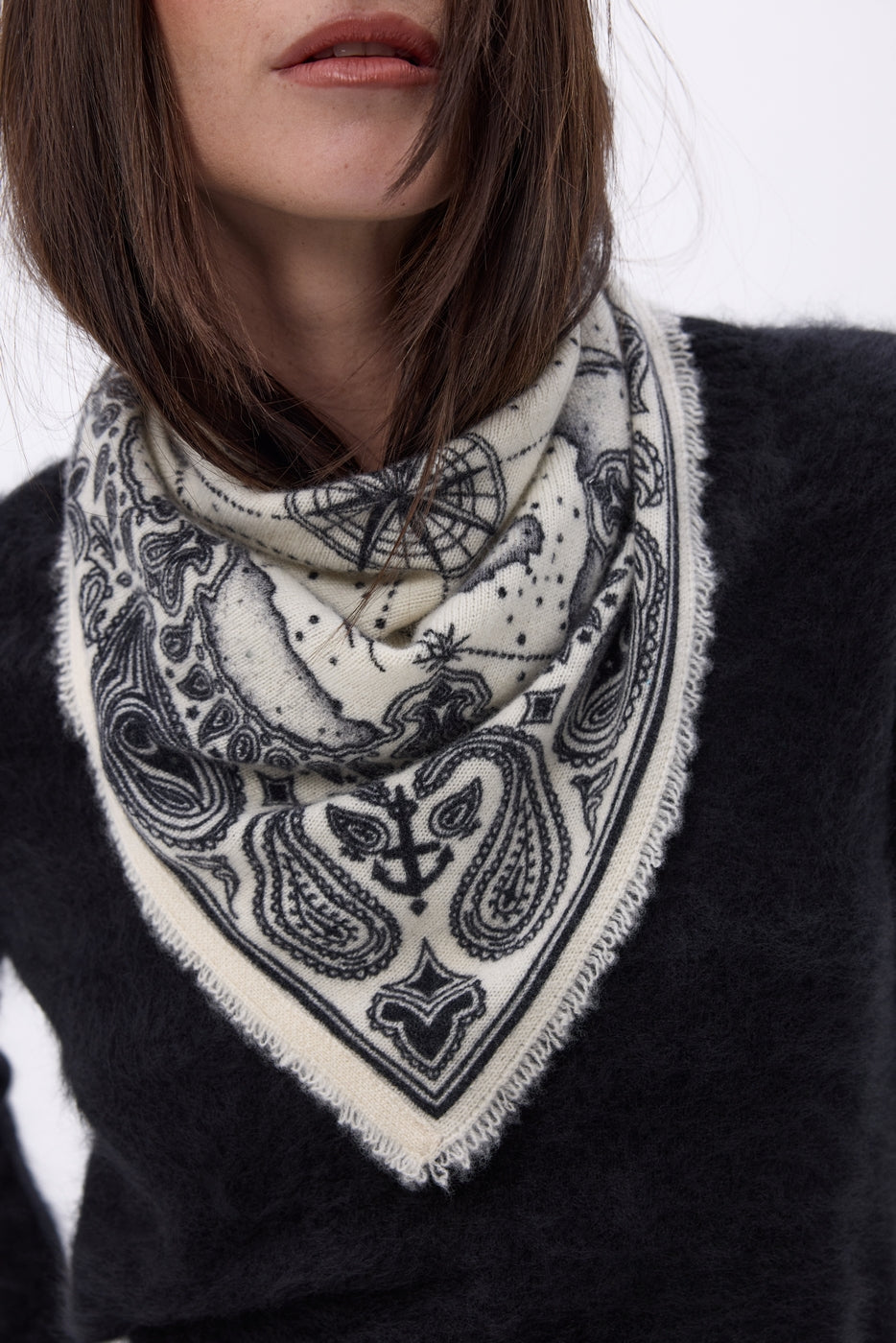 Small Vasco Bandana - White - Women