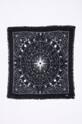 Mała bandana Zodiac – Czarny – Damska – 100% kaszmir