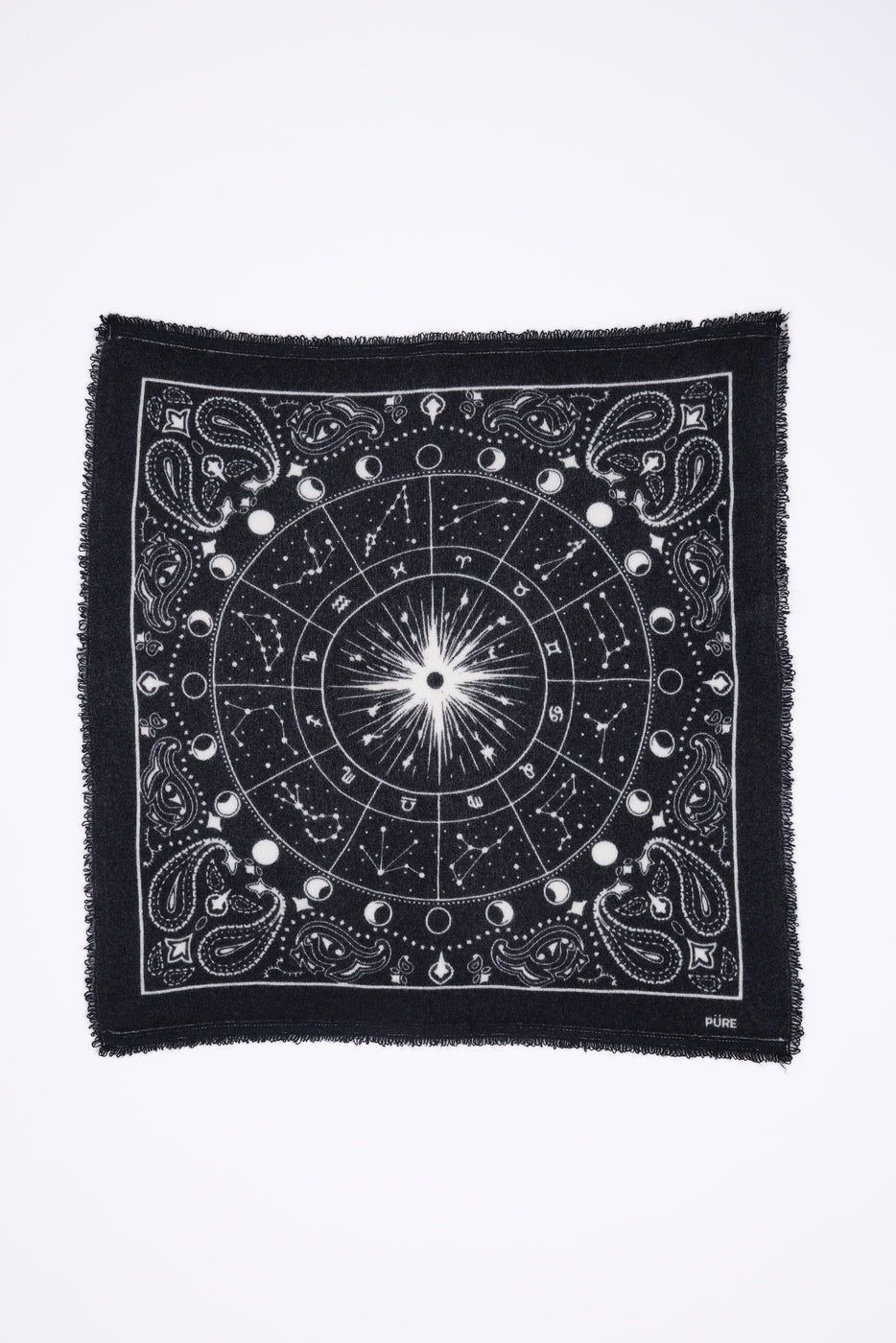 Petit Bandana Zodiac - Noir - Femme