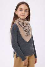 Small Zodiac Bandana - Cream Beige - Kids