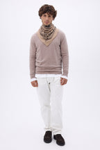 Petit Bandana Zodiac - Beige Creme - Homme