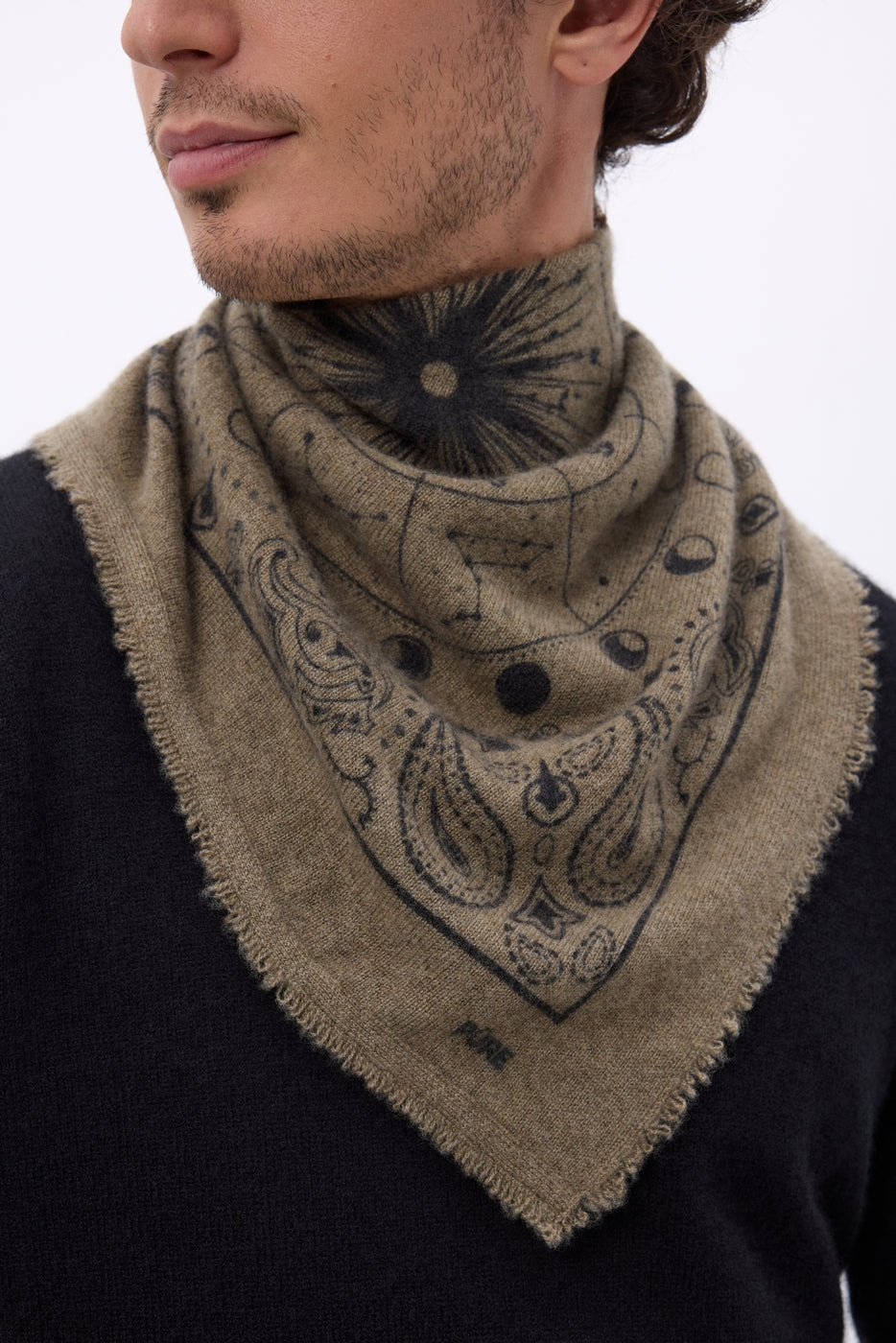 Bandana pequeño Zodiac - caqui chine - hombre