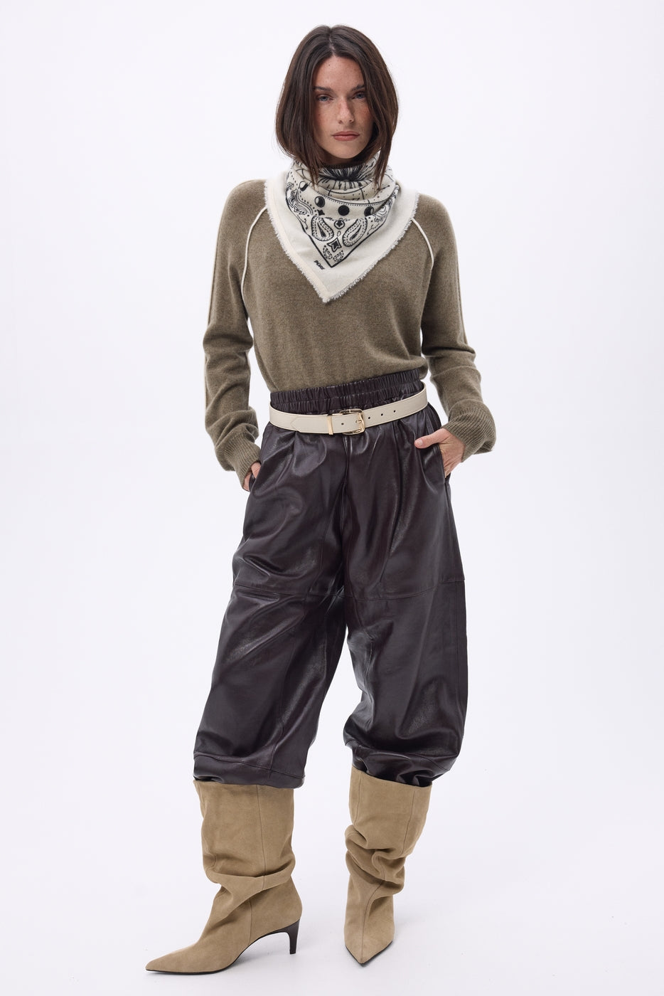 Petit Bandana Zodiac - Blanc - Femme