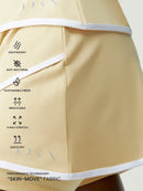 Falda Smash - Amarillo suave/Blanco - Mujer