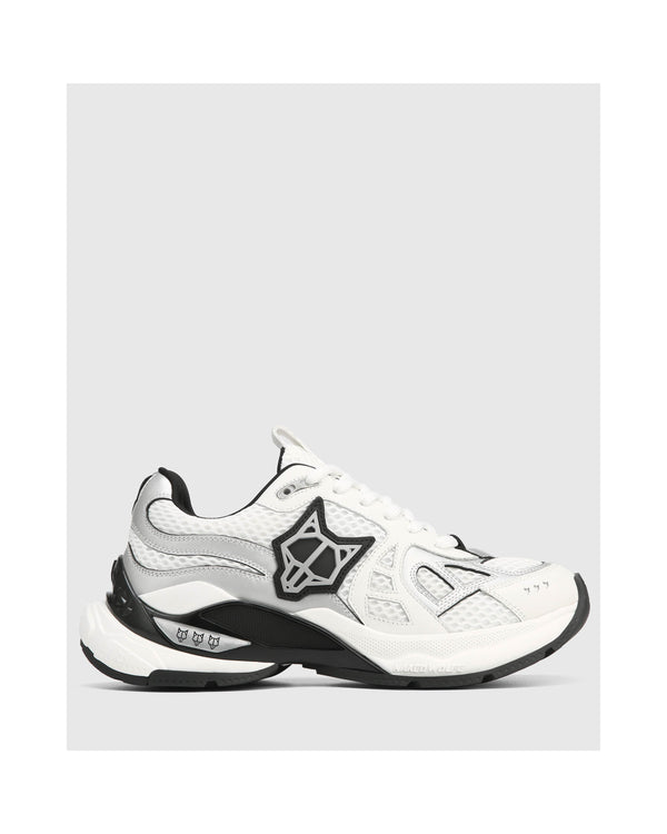 Sneakers Smash - Wit/Zilver - Dames