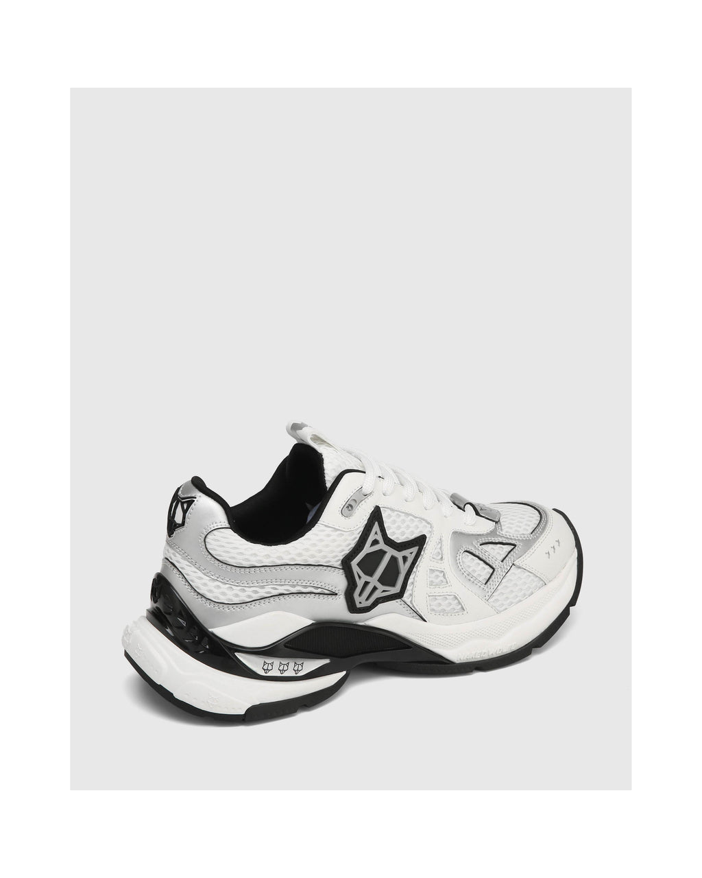 Zapatillas Smash - Blanco/Plateado - Mujer