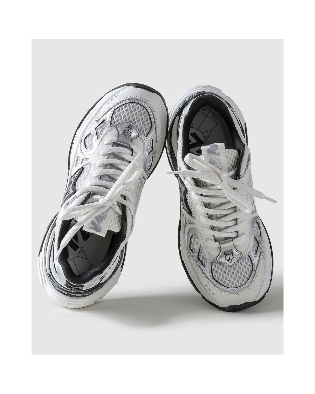 Zapatillas Smash - Blanco/Plateado - Mujer