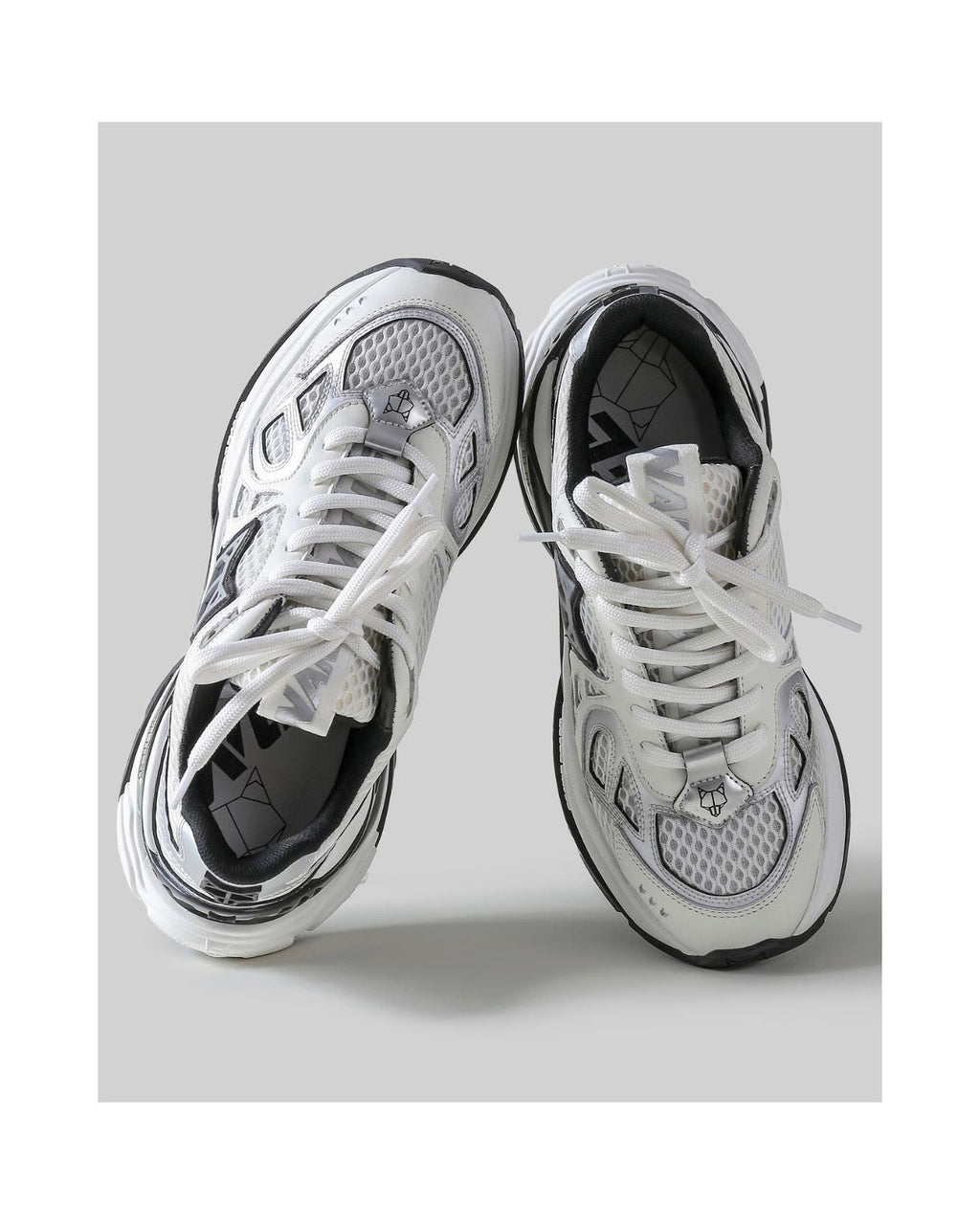 Zapatillas Smash - Blanco/Plateado - Mujer