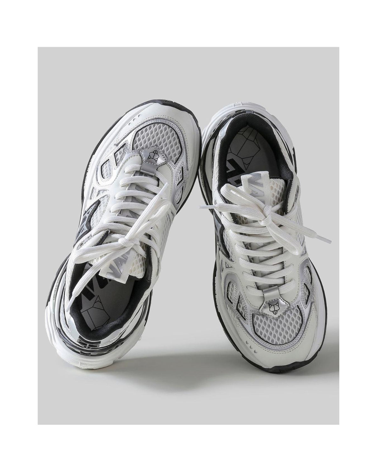Zapatillas Smash - Blanco/Plateado - Mujer
