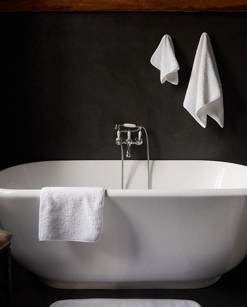 Paire De Serviettes Main - Blanc