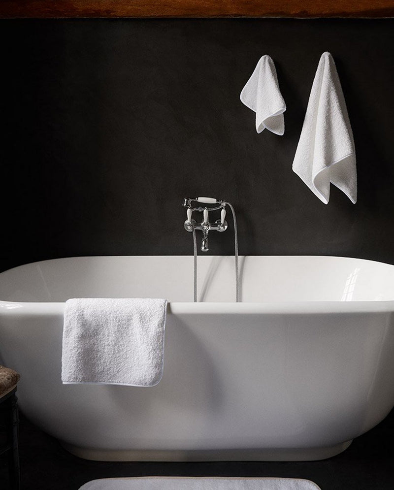 Paire De Serviettes Main - Blanc