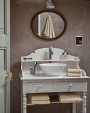 Paire De Serviettes Main - Sable Liseré Brun Acquilain