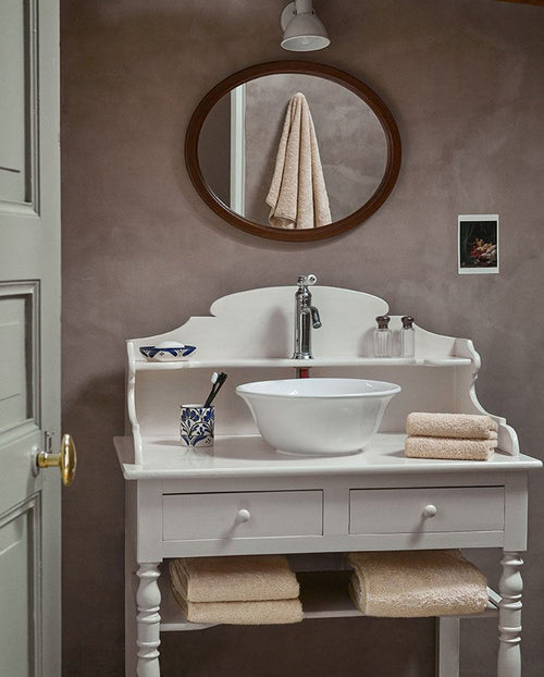 Paire De Serviettes Main - Sable