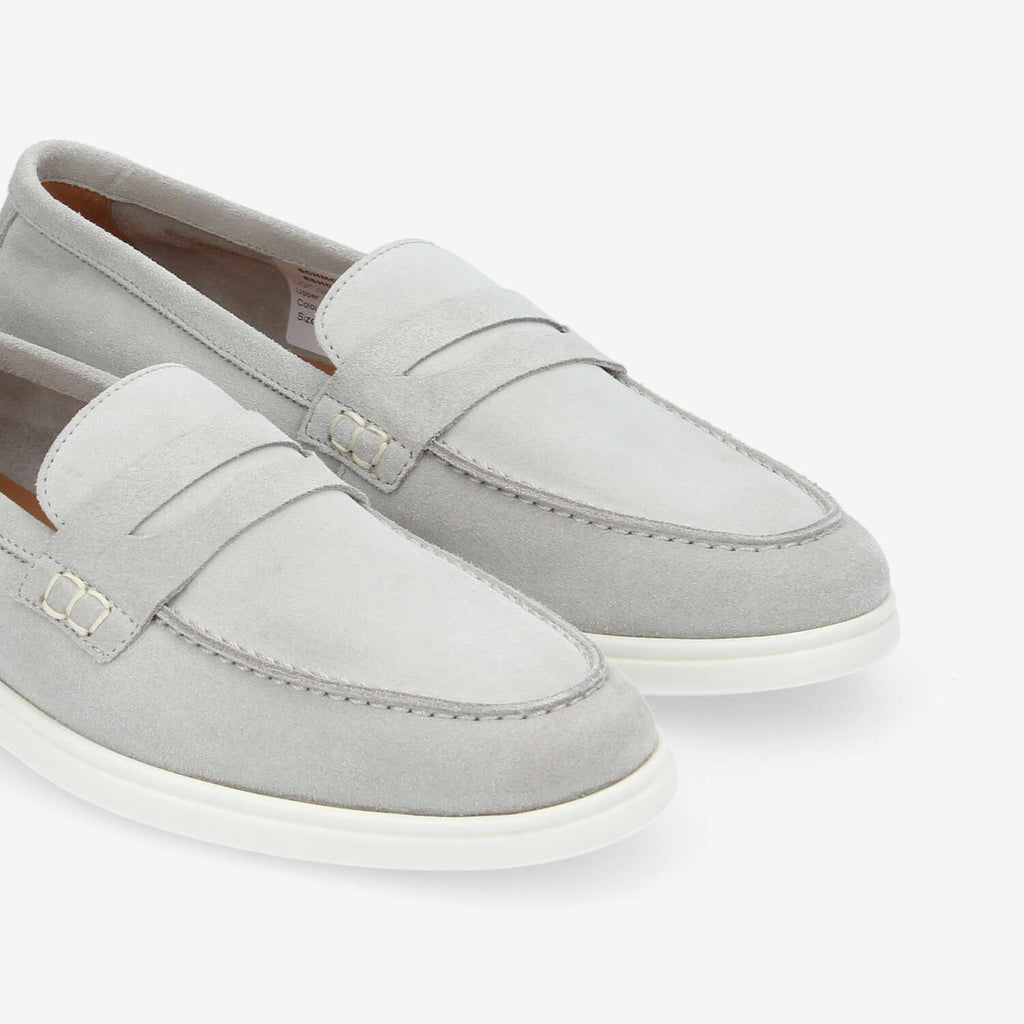 Yacht Loafer M - Suede - Perle