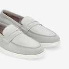 Yacht Loafer M - Suede - Perle