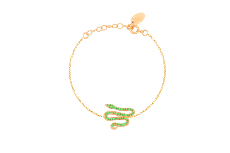 Bracelet Snake Vert