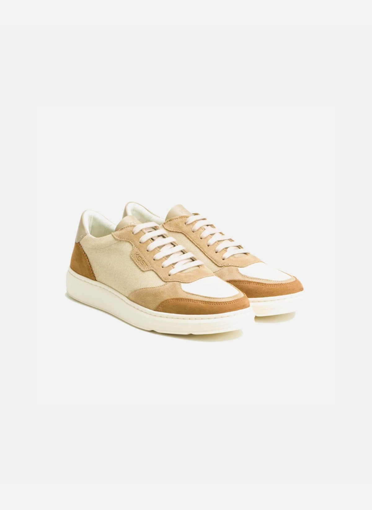 Basket Snooze T - Taupe/Ecru/Cognac