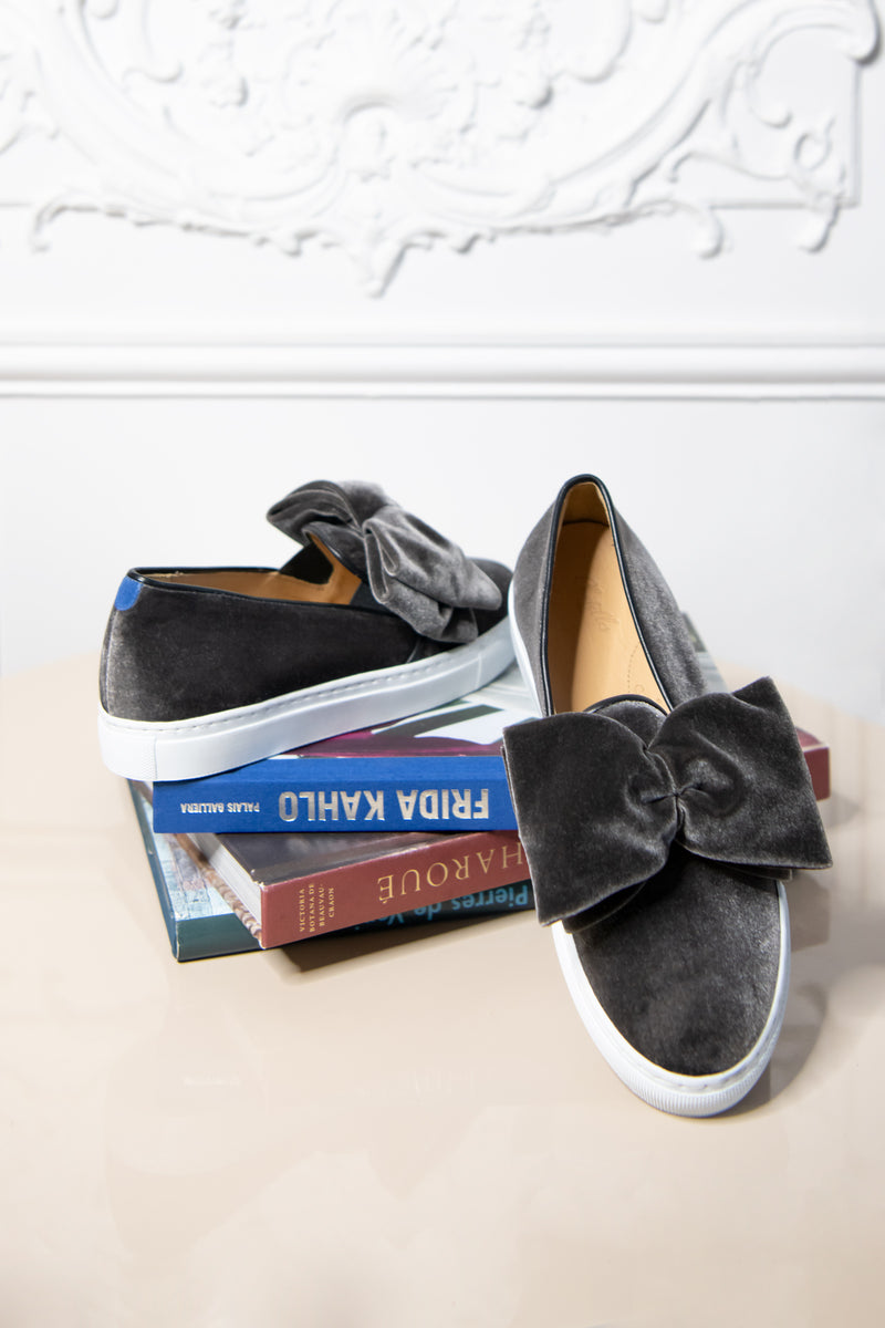 Slip-Ons - Gris - Mujer