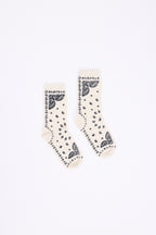 Chaussettes Bandana Presley - Blanc Noir - Mixte
