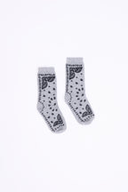 Chaussettes Bandana Presley - Grey Noir - Mixte
