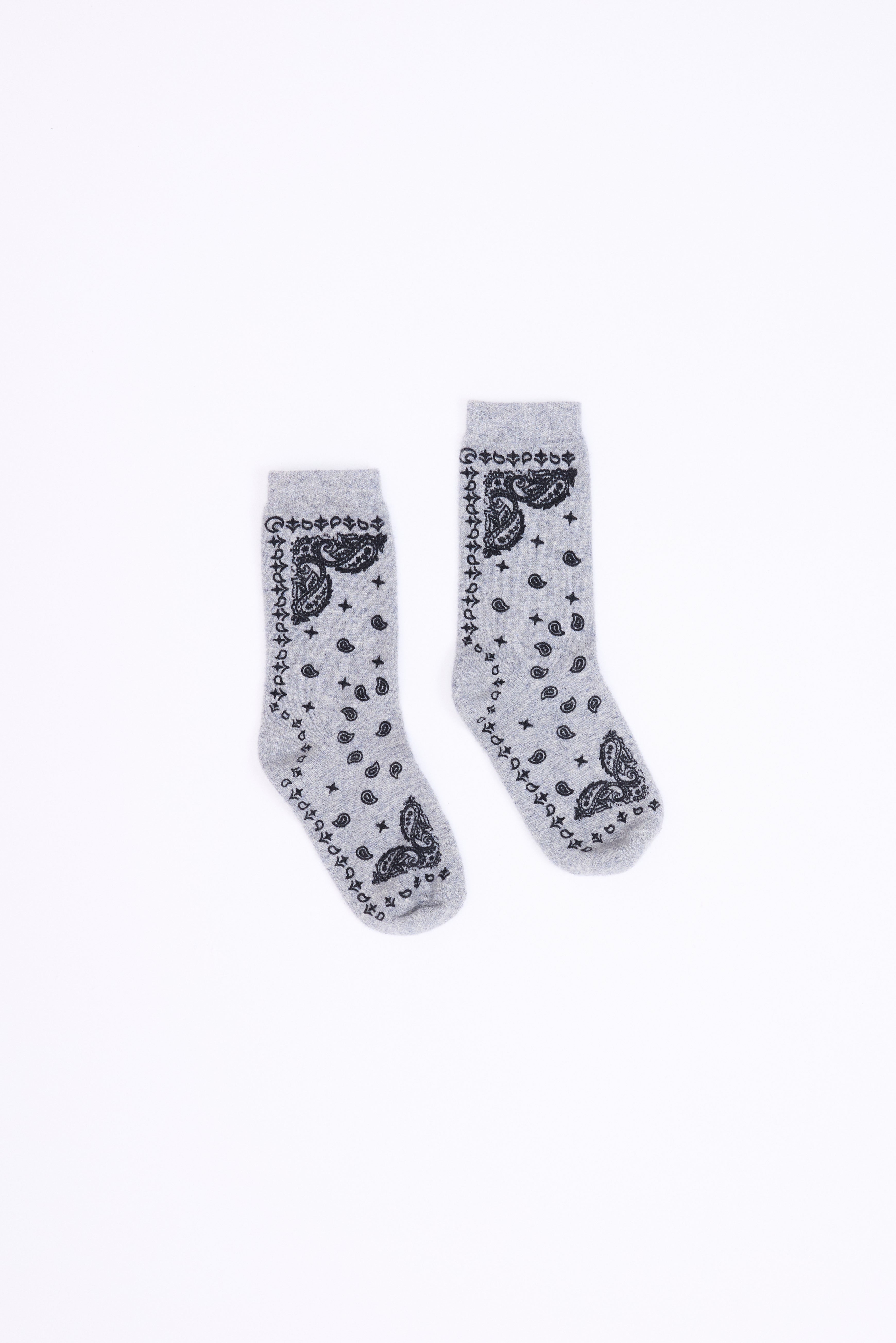 Chaussettes Bandana Presley - Grey Noir - Mixte