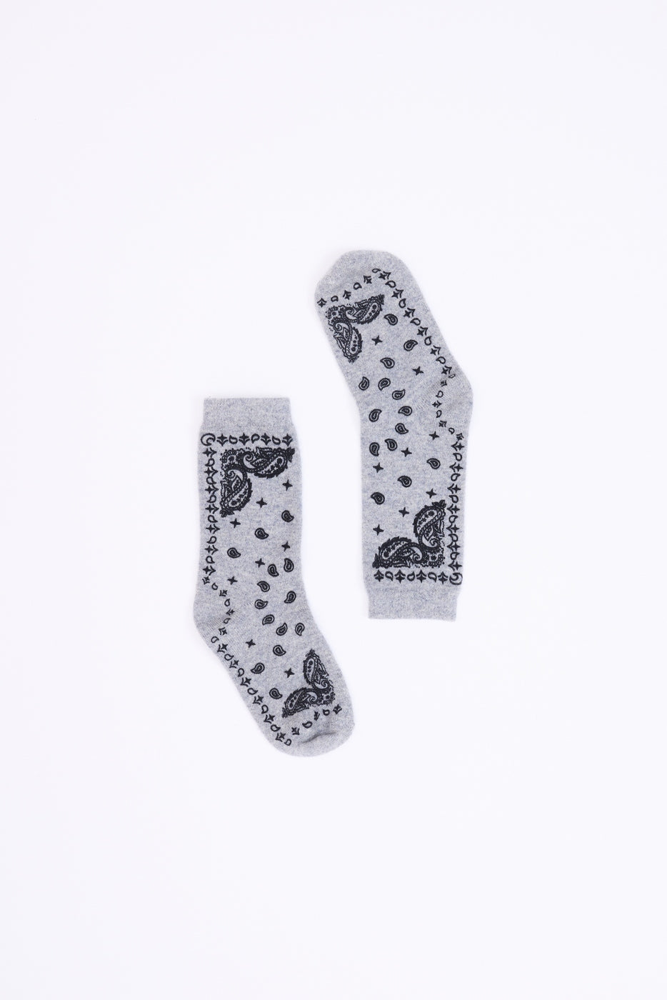 Chaussettes Bandana Presley - Grey Noir - Mixte