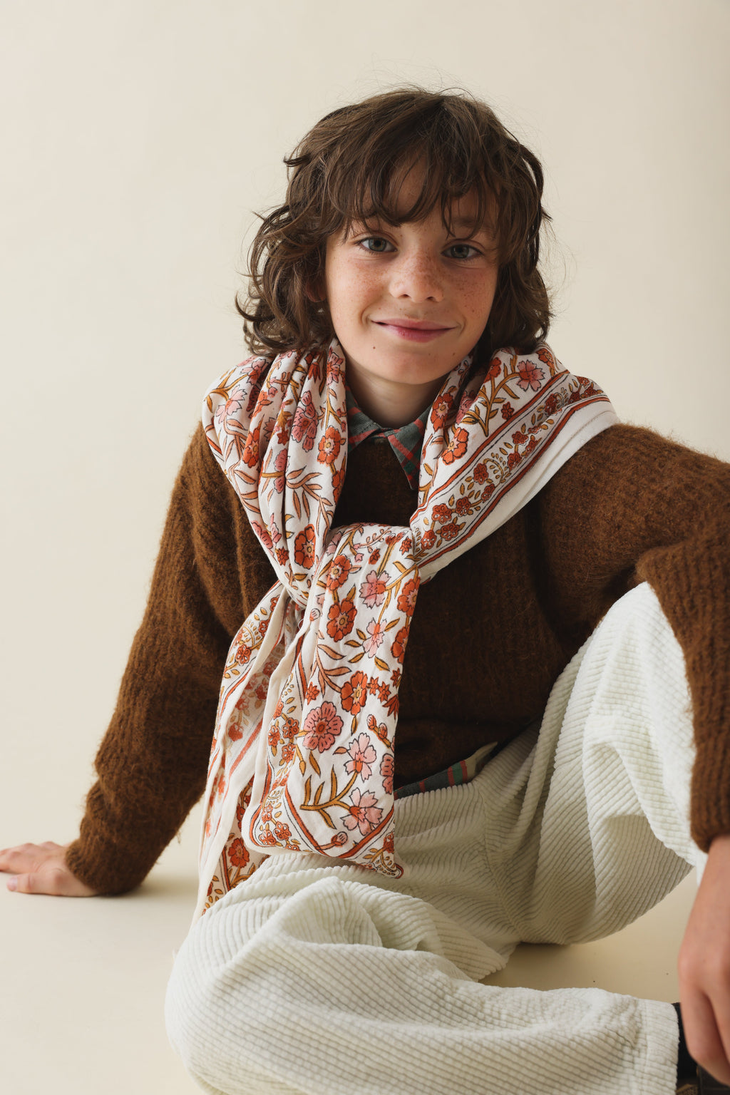 Foulard Adulte Delhi Brique