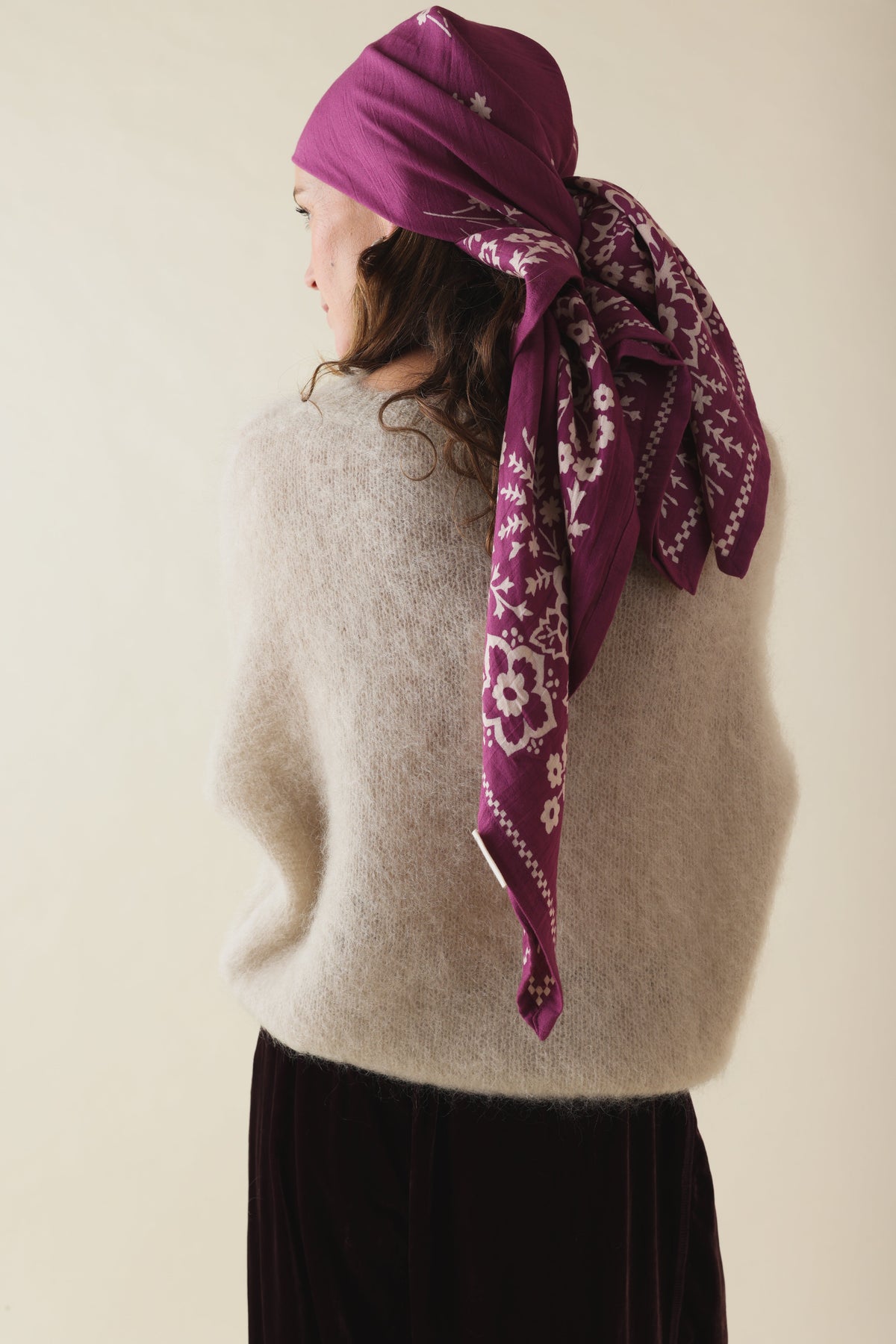 Foulard Adulte Mysore Bandana Violet