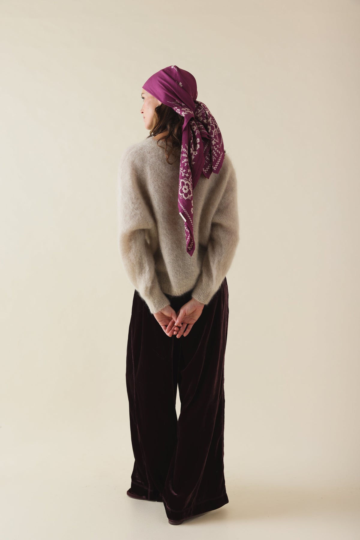 Foulard Adulte Mysore Bandana Violet