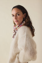 Pink Pondicherry Adult Scarf 100 Cm