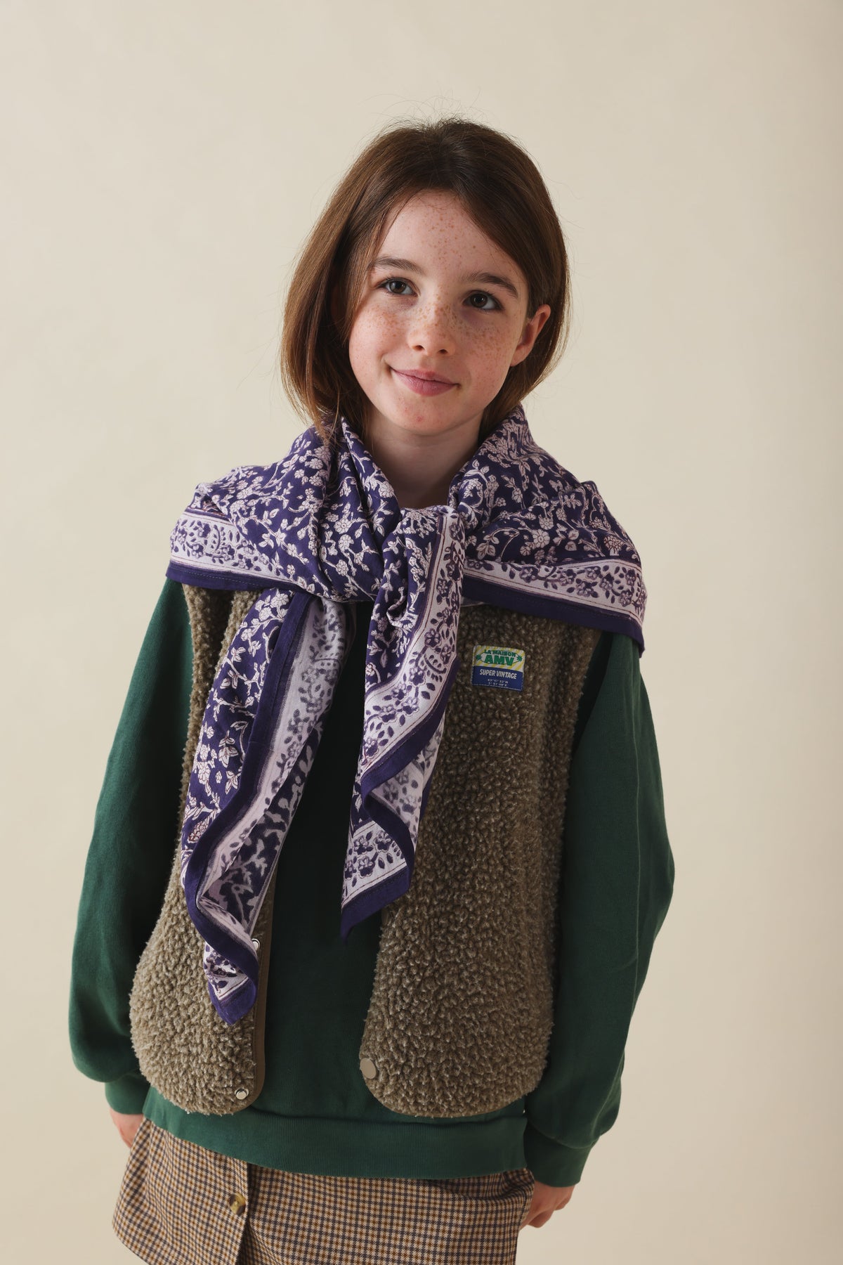 Foulard Adulte Bhopal Violet