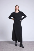 Falda Larga Sofia - Negro - Mujer