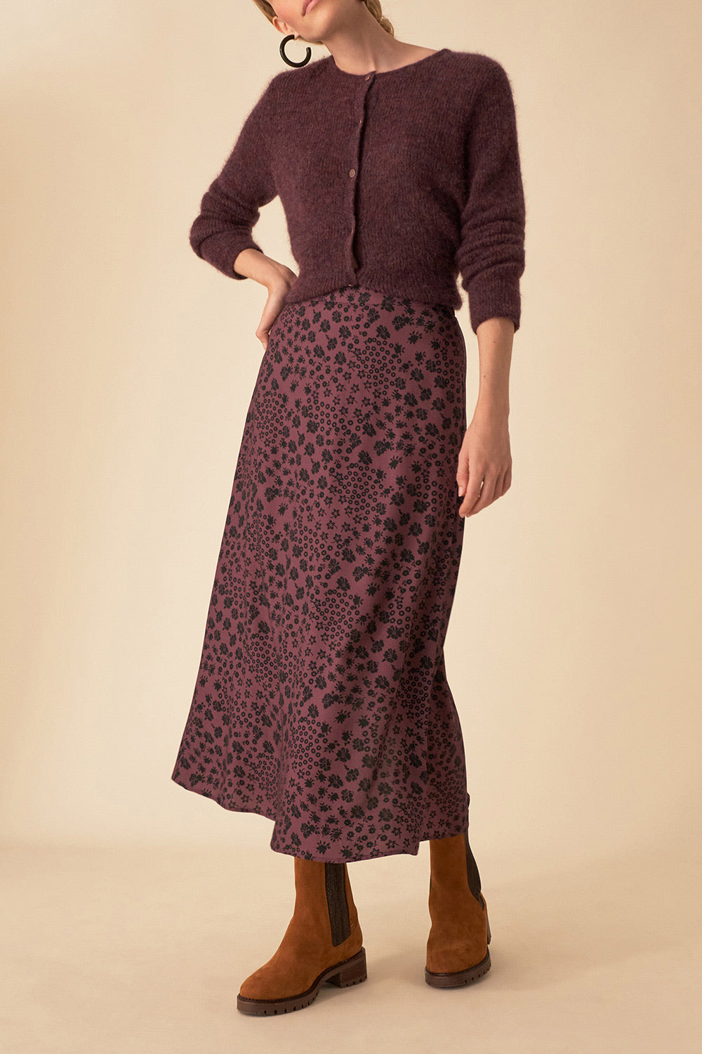 Sofiana Skirt - Berry