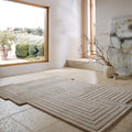 Alfombra de lana Zen Rectángulos