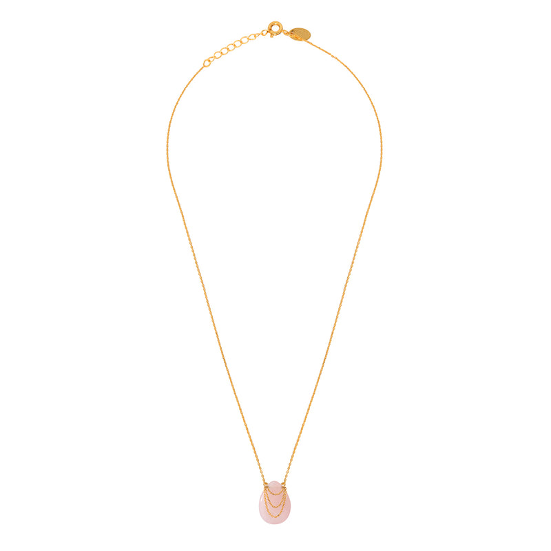Collier Solange Quartz Rose