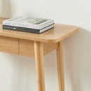 Console - Solenn - Effet Chêne - 1 Tiroir