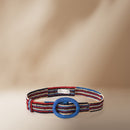 Solenzo Belt - Purple & Blue & Red & Beige