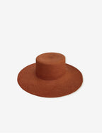 Solveig Jr Straw Hat - Terracotta