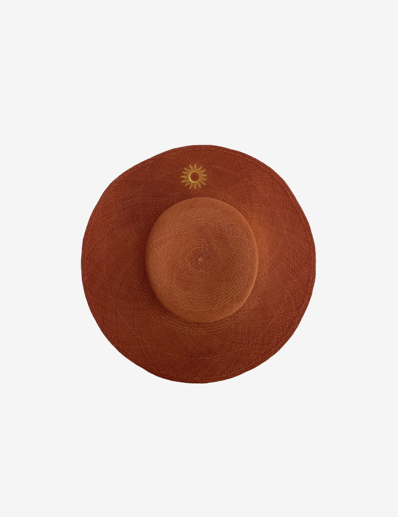 Sombrero de Paja Solveig Jr - Terracota