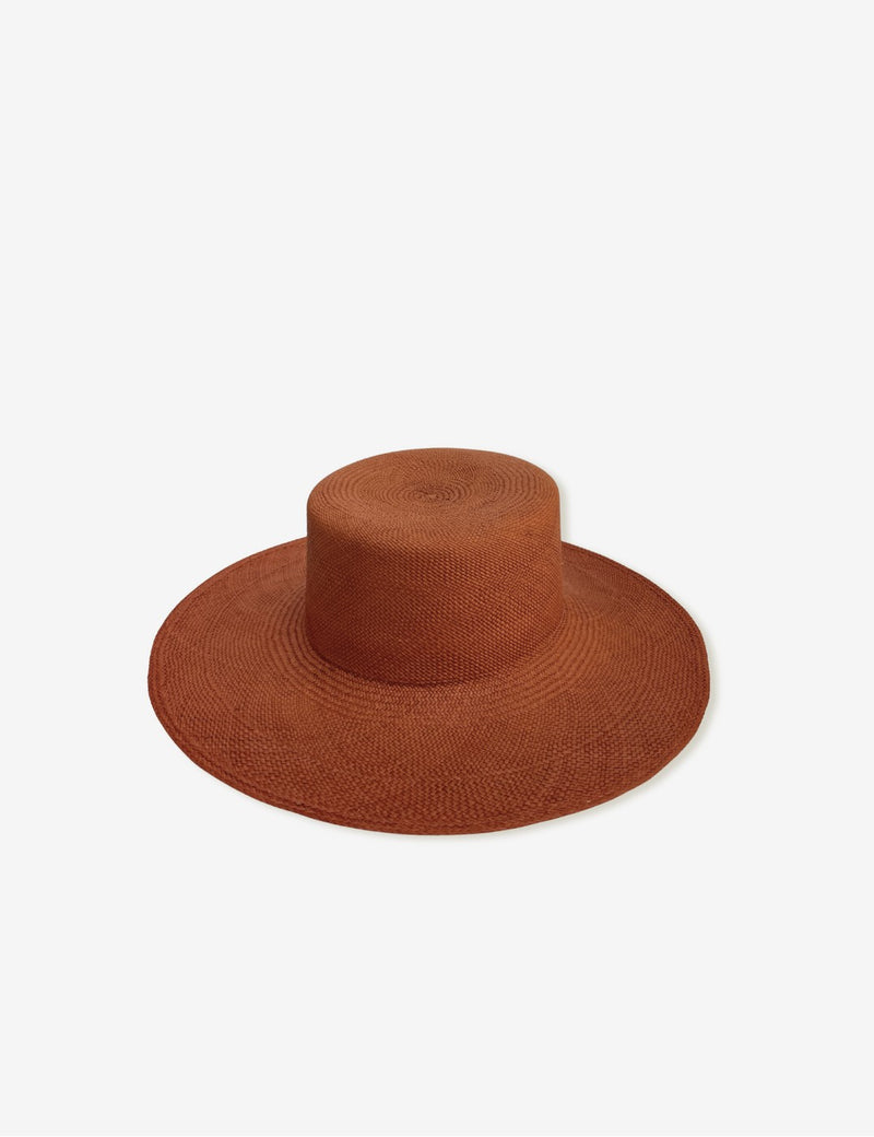Sombrero de Paja Solveig Jr - Terracota