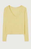 LS V-Neck T-Shirt - Vintage Pistachio - Women